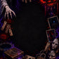 Back cover art for The Midnight Compendium, a book of Japanese urban legends and yurei ghost stories